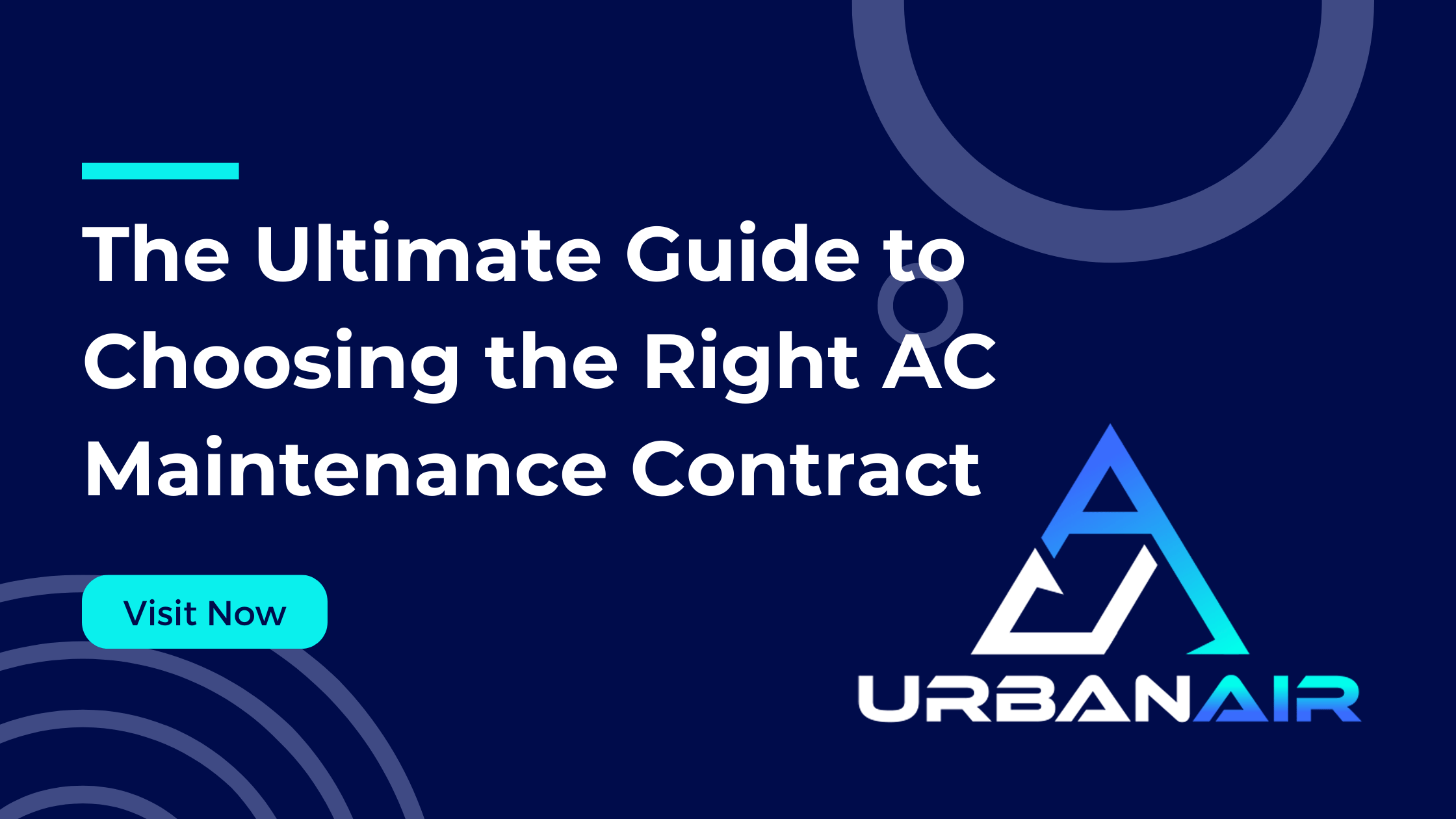 The Ultimate Guide to Choosing the Right AC Maintenance Contract UrbanAir